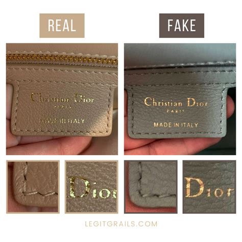 fake dior vs real